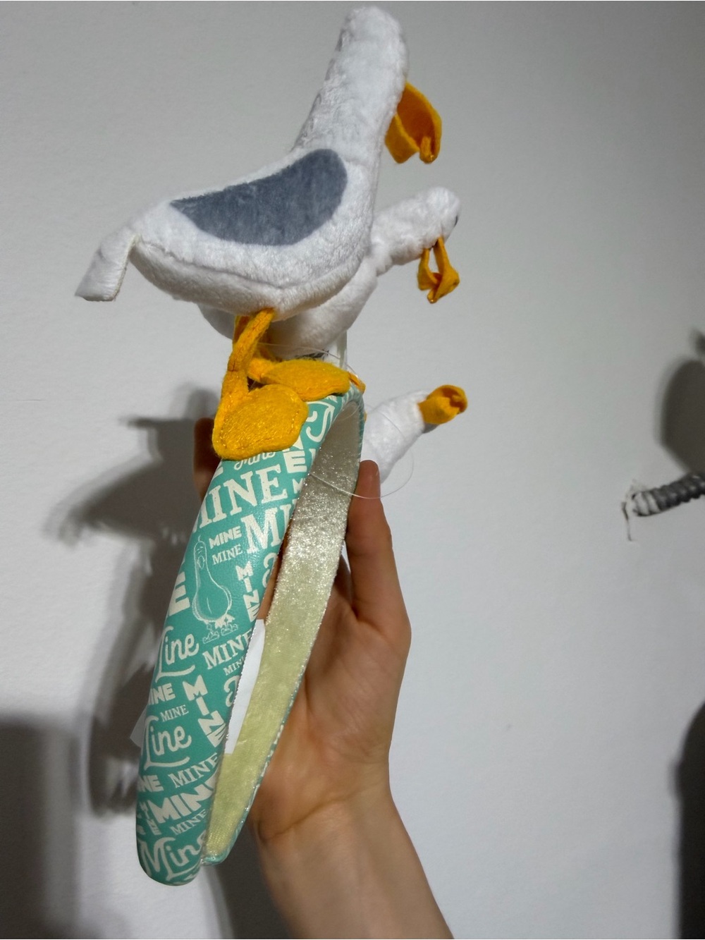 Disney Seagull ears mine mineHeadband with Three Plush Birds - White & Yellow - Picture 2 of 3